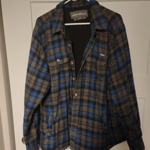 Eddie Bauer Fleece-Lined Shirt Jacket